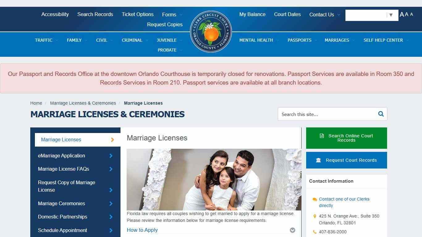 My Orange Clerk Home