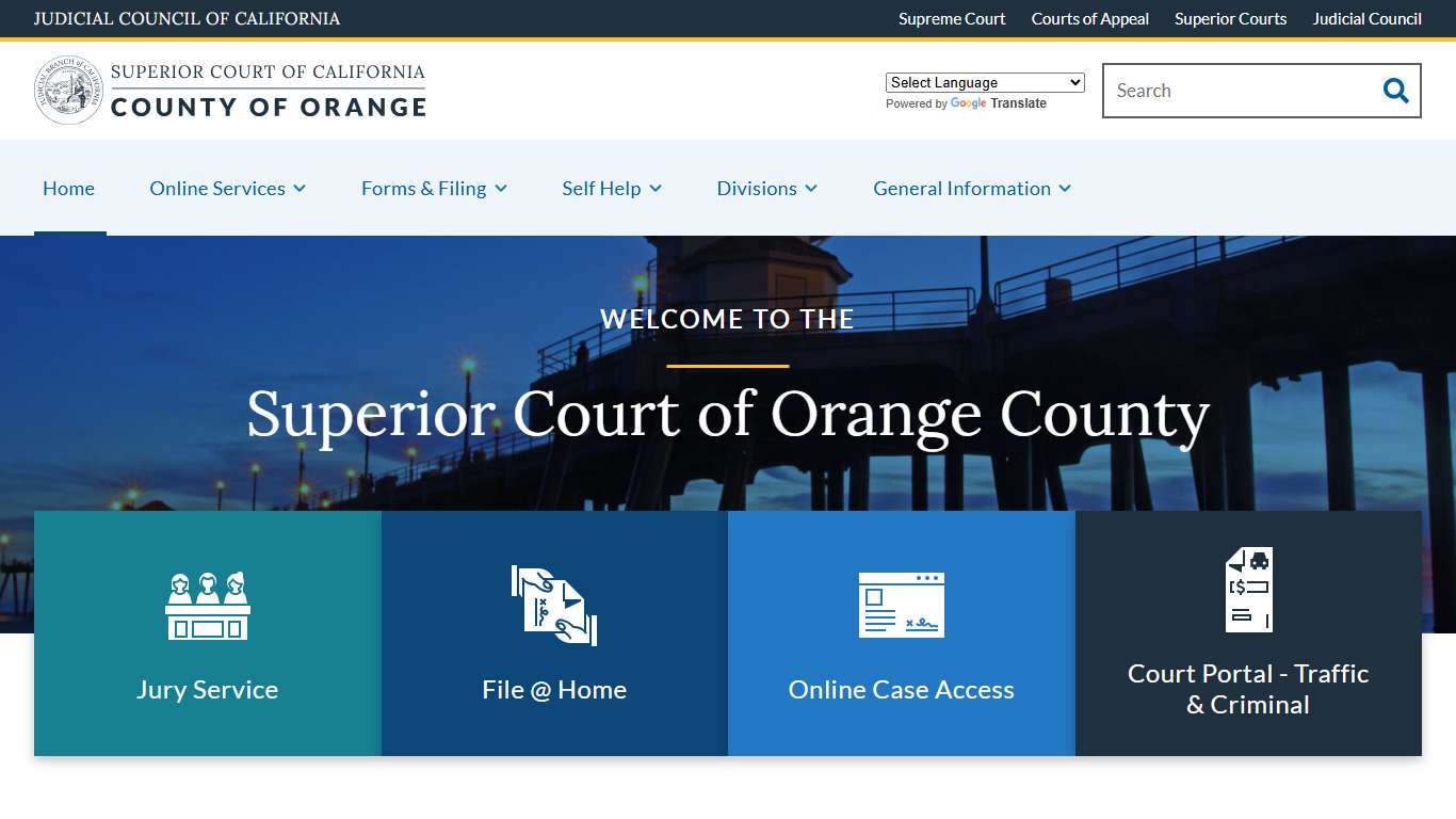 Home | Superior Court of California | County of Orange
