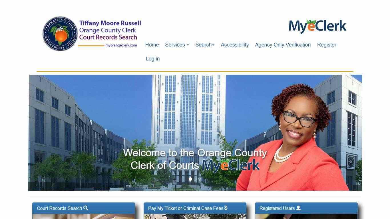 Orange County Clerk of Courts Records Search